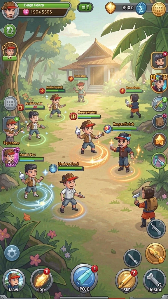 afaf - Screenshot menunjukkan peta baru yang luas.