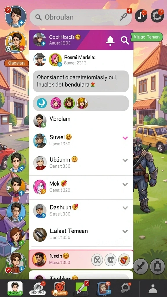 koplo77 - Screenshot menampilkan antarmuka permainan yang cerah dan menarik.