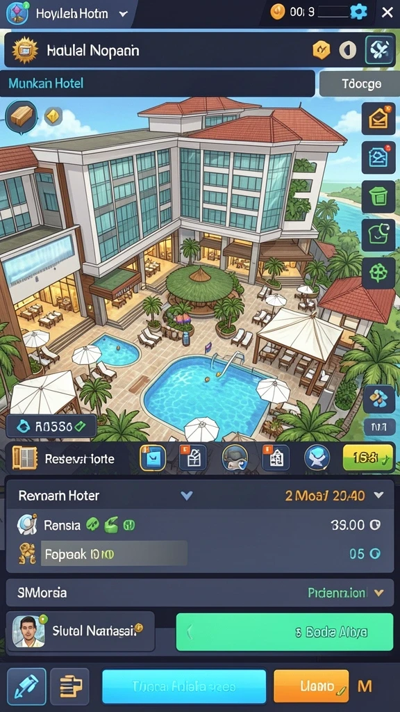 l777 - Tampilan awal game yang menarik.