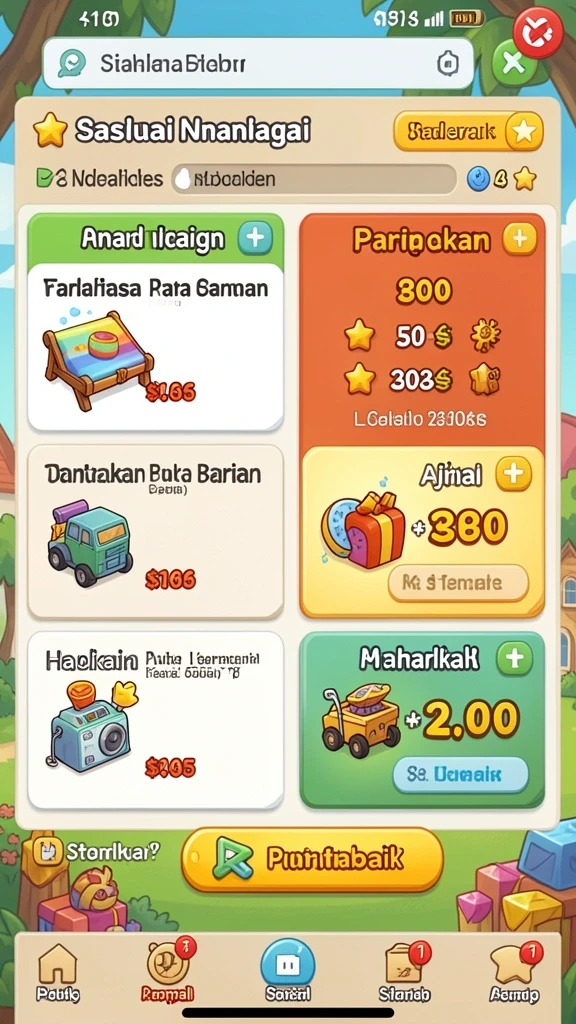 mg108 - Tampilan karakter yang beragam dan menarik.