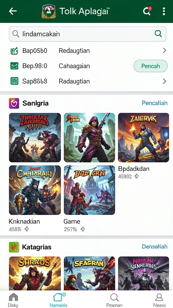 sr996 - Gambar karakter utama dalam aksi petualangan.