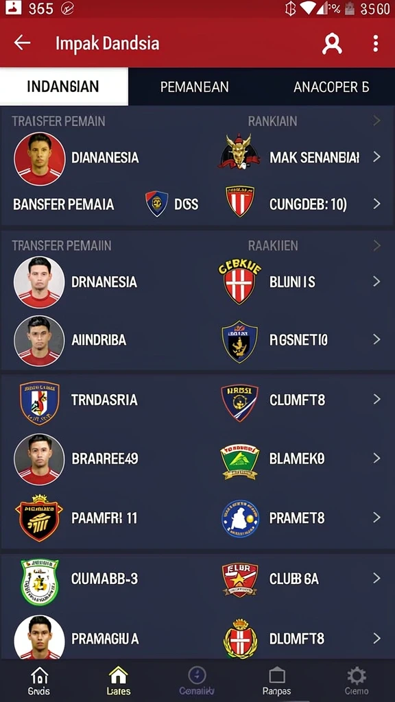 super5 - Karakter unik yang bisa dipilih oleh pemain.